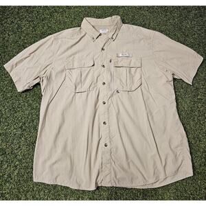 Gander Mountain Men’s Long Sleeve Guide Series Shirt Beige Size XL